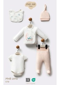 Resim Moi Noi Baby Kız Bebek 5'li Hastane Çıkışı Set Çok Renkli 