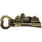 Resim Sones Mimari Manzara Metal Manyetik Buzdolabı Çıkartmaları Ev Dekorasyonu Gladiaran Şişe Açacağı 