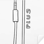 Resim DIYthinker Kulaklık Fiş Hattı El Çizimi Telefon Ekran Temizleyici Gözlük Temizleme Bezi 2 Adet Süet Kumaş 