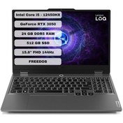 Resim Lenovo LOQ 15IAX9 83GS0099TR i5-12450HX 24 GB 512 GB SSD RTX3050 15.6" Dos Dizüstü Bilgisayar 