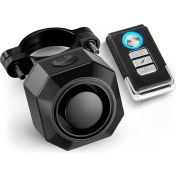 Resim Archive USB Şarj Edilebilir Bisiklet Alarmı, Uzaktan Kumandalı, 110DB Yüksek Sesle Kablosuz Hırsızlığa Karşı Titreşim Hareket Sensörü Araç Güvenlik Alarmı (Yurt Dışından) 