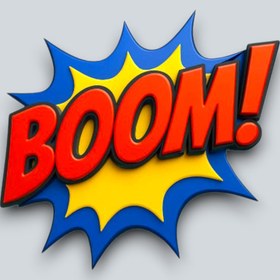 Resim BOOM! Popart Rölyef 