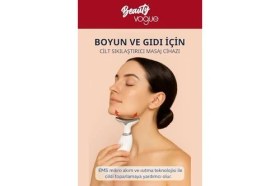 Resim Boyun Yüz Sıkılaştırıcı Kırışıklık Giderme Aleti, Çift Çene Azaltıcı Titreşim Masajı Kırışıklıklar Görünüm Giderme ve Yüz Için Cilt Sıkılaştırma, Boyun 