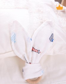 Resim Babyhola Ahşap Halkalı Müslin Diş Kaşıyıcı 546 