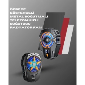 Resim K-Yonlineticaret Ergonomik Telefon Soğutucu - 2 Hız Ayarı, Hafif ve Taşınabilir 
