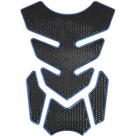 Resim Mavi Mükemmel Yakıt Tankı Etiketi Balık Kılçığı Şekli Çizilmez Dekoratif 