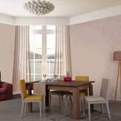 Resim Pasific Home Huqqa Yemek Masası Açılır ,Koyu Meşe 