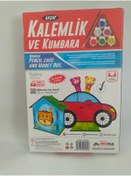 Resim Ahşap Kalemlik Ve Kumbara Seti 