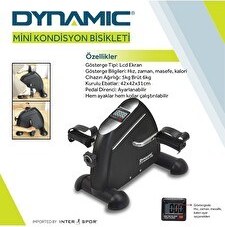 Resim Dynamic Mini Dijital Göstergeli Siyah Kondisyon Bisikleti 1DYBSSCW002/N 