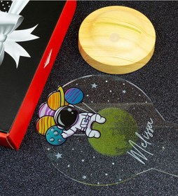 Resim Çocuk Hediyesi Astronot Gece Lambası, Astronot Kişiye Özel Doğum Günü Hediyesi, Astronot Led Lamba Aydınlatması 