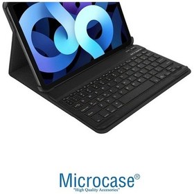 Resim iPad Uyumlu Air 5. Nesil 10.9 Bluetooth Klavyeli Standlı Kılıf - Bkk1 