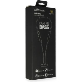 Resim Karler Bass KR103 Kablosuz Kulaklık - Siyah 