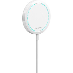 Resim Wk WP-U92 15W Ultra İnce Manyetik Kablosuz Şarj Göstergesi Işık (Beyaz) (Yurt Dışından) 