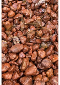 Resim Kırmızı Bordo Dolomit Çakıl Taşı 4-6 Cm 1 Kg Dekoratif Bahçe Peyzaj Saksı Akvaryum Teraryum 