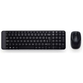 Resim Logıtech Mk220 Q Türkçe Kablosuz Standart Siyah Klavye+ Mouse-208142 