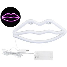 Resim Pembe Dudak Neon Işık Yongtao Diğer 