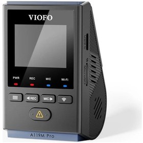 Resim Vıofo A119m Pro 4k Hdr Sony Starvıs 2 Sensörlü Wi-fi 6 Gps'li Araç Kamerası 