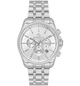 Resim Bigotti Erkek Kol Saati Esbg.b.10691-6 Metal Kordon 42 Mm Kasa Çapı Gümüş 
