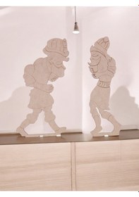 Resim Türk Kahramanlar Hacivat Ve Karagöz Büyük Boy Ahşap Hobi Boyama S 