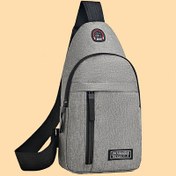 Resim Yeni Trend Göğüs Çantası Erkekler ve Kadınlar Crossbody Çantası Tuval Omuz Çantası Göğüs Çantası Rahat Küçük Çanta Sırt Çantası 