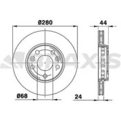 Resim Braxis AE0064 Ön Fren Disk Aynası Fluence Megane Iıı Iv Scenic Iıı Laguna Iıı Duster 1.2 1.4 1.5dcı 1.6 2.0 5 Bıj 402060010R 