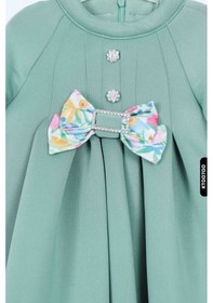 Resim Xo Kids Kız Çocuk Elbise 2-7 Yaş 10057 Yeşil 