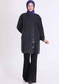 Resim behrem Büyük Beden Tesettür Tunik 20144 Siyah 