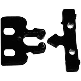 Resim Nuova Rade Door Fastener, Plastic, 22x32, Black 