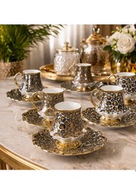 Resim Willow 6 Kişilik Kahve Fincanı Takımı 90 Ml 08885 Çok Renkli 