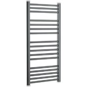 Resim Toprak Havlupan 50/70CM 10 Borulu Antrasit Renk Havlupan Radyatör Banyo Isıtıcı 5 Yıl Garantili 