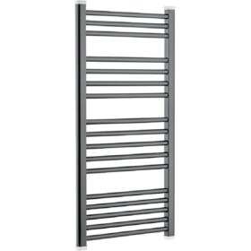 Resim Toprak Havlupan 50/70CM 10 Borulu Antrasit Renk Havlupan Radyatör Banyo Isıtıcı 5 Yıl Garantili 