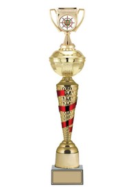 Resim Odak Kupa - Figürlü Kupalar - Kupa Figürlü Kupalar Fg-077 A - 58 Cm Altın - Beyaz 