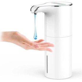 Resim Benagee Sabunluk Otomatik - Fotoselli USB Şarj Edilebilir Elektrikli Sıvı Sabunluk Su Geçirmez Ayarlanabilir Hacim 450ML (Yurt Dışından) 