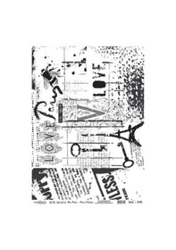 Resim Mix Media Pirinç Dekopaj Kağıdı Model Ma:006 