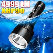 Resim 4999LM Su Altı Feneri > Kompakt LED Dalış Işığı > Elde Taşınan Dalış Feneri > Şarj Edilebilir Submersible Işık, Alüminyum Alaşımlı, 3 Parlaklık Ayarı ile, Açık Hava Görevleri, Akvaryum Aktiviteleri ve Dalış Ekipmanları için İdeal. 