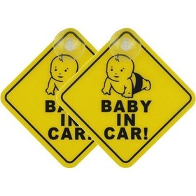 Resim 20 Adet Araba Sticker Gemide Bebek Uyarı Güvenlik İşareti Vinil Çıkartması Stil 2 