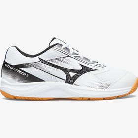 Resim Mizuno Cyclone Speed 5 Erkek Beyaz Voleybol Ayakkabısı 