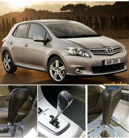 Resim Toyota Uyumlu Auris 2007/12 Otomatik Vites Kılıfı El Yapımı Hakiki Deri 