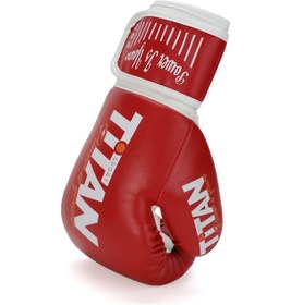 Resim Titan Sport Kırmızı Boks Eldiveni 12 Oz Kırmızı 