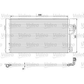 Resim KLIMA RADYATORU VIANO W639 03- VITO W639 03- - VALEO 814391 