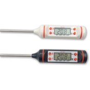 Resim Genel Markalar Siyah Dijital LCD Gıda ve Yemek Termometresi Batırmalı Mutfak Ölçüm Aleti 