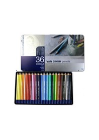 Resim Van Gogh Kuru Boya Kalemi 36 Renk Metal Kutu No Color 