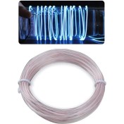 Resim Techmaster Araç Içi Torpido Şerit Ledi Renkli Ip Neon LED 2 Metre Beyaz 