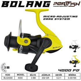 Resim Portfish Bolang 4000 Olta Makinası 1 Bb Beyaz 
