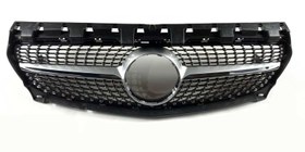 Resim Mercedes W117 (2016-2018) CLA Uyumlu Diamond Panjur - Gri 
