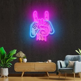 Resim Game Hand Neon Tabela 