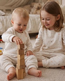 Resim Çocuk Pijama Takımı | 1 TOG | %100 Pamuk - 3 İplik - 2-4 Yaş 