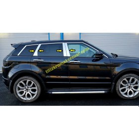 Resim Land Rover Range Rover Evoque 2012-2017 Krom Kapı Direk 6 Parça 