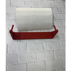 Resim Astral Dekoratif Kırmızı Kağıt Havlu Tutucu Duvar Askılı Model 