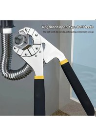 Resim Chuangyinshop 8 İnç Yüksek Karbonlu Çelik 14ü1 Açık Ağız Anahtar Seti Sert Diş Tasarımı 